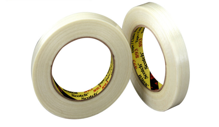 3M893加强型纤维胶带 高性能纤维胶带捆扎捆绑缠绕打包胶带