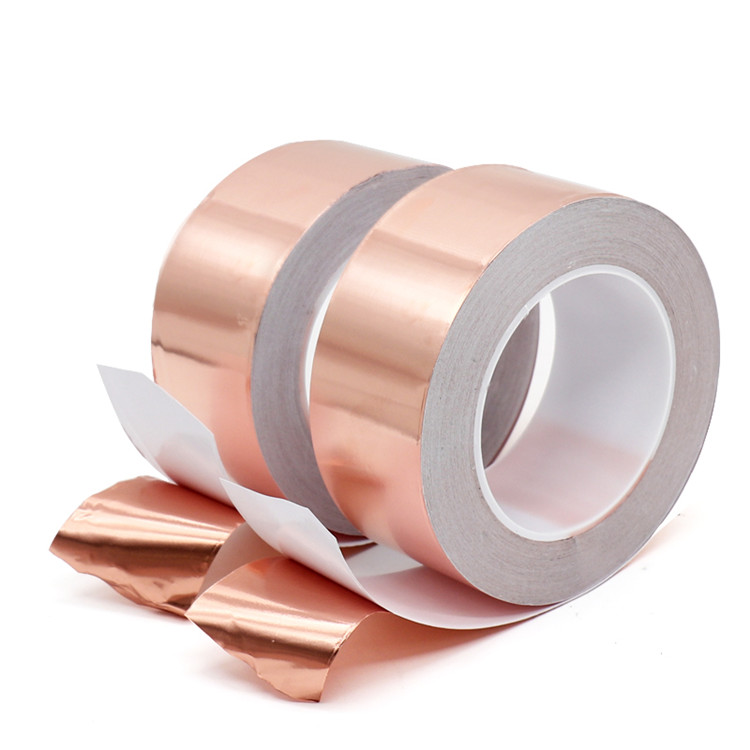 单导铜箔纸胶带/单面导电 铜箔胶带/纯铜导电屏蔽胶带 多种规格