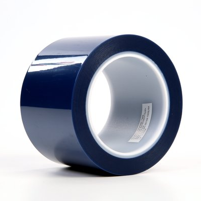 3M™ 8991蓝色聚酯胶带，3英寸 × 72码，2.4密耳，每箱12卷，散装