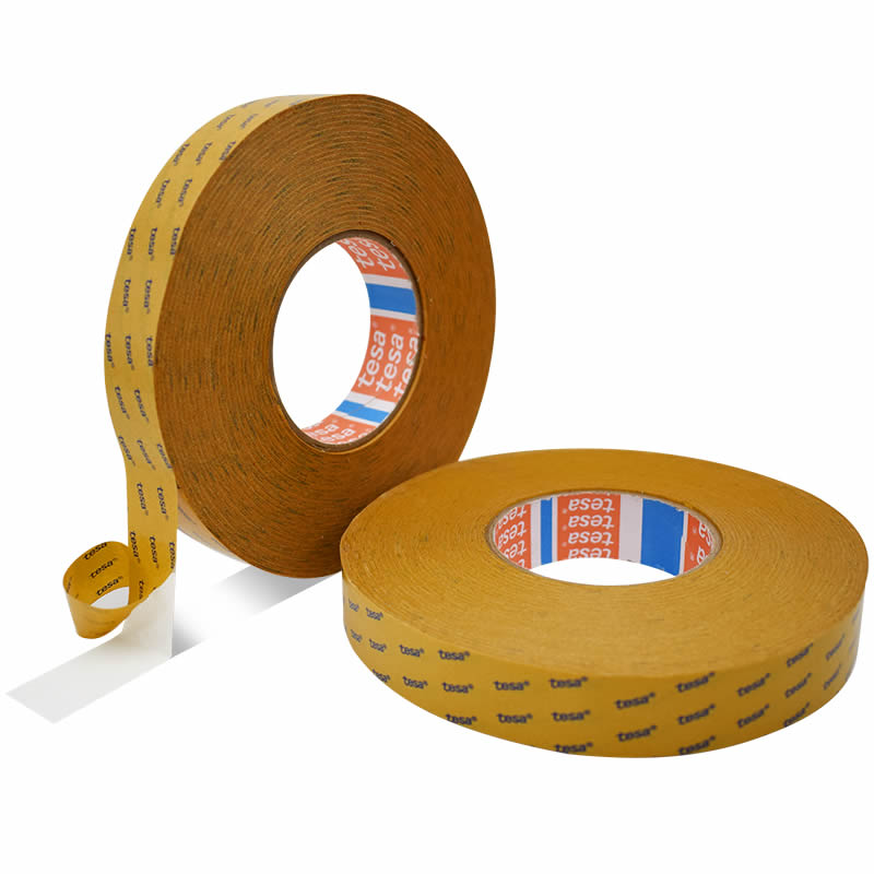 德莎tesa68616透明无纺布双面胶纸盒粘接胶带汽车EPDM泡棉专用胶