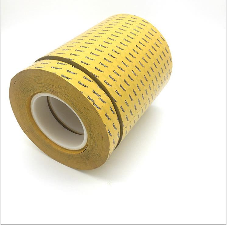 德莎TESA4972透明胶带PET双面胶耐高温高粘薄膜固定 电子元件开关