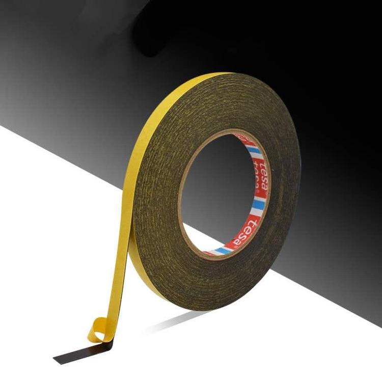 德莎tesa62626黑色吸震PE泡棉双面胶带 抗推出视窗固定双面胶带德莎62626