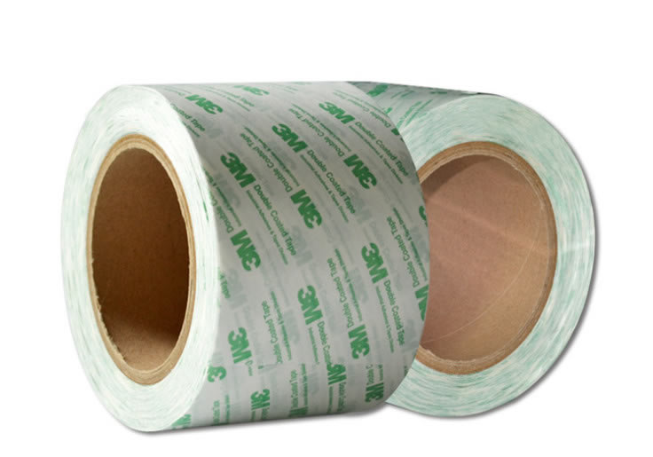 3M55256 双面胶 超薄PET透明耐高温强力3m胶带 易模切冲型