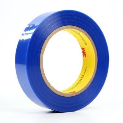 3M™ 8902蓝色聚酯胶带，1英寸 × 72码，每箱36卷