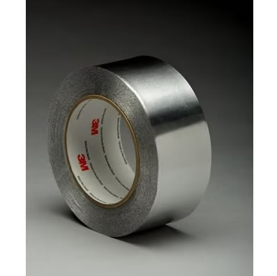 3M™ 425银色铝箔胶带，400毫米x55 米，4.6密耳，每箱1卷