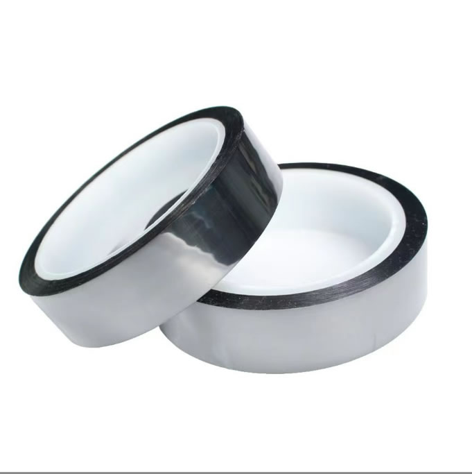 TERAOKA寺冈 6670#38 代替品PET双抗防静电胶带 PET银色防静电胶带 防静电灰色胶带 银灰色PET防静电胶带0.068mm厚