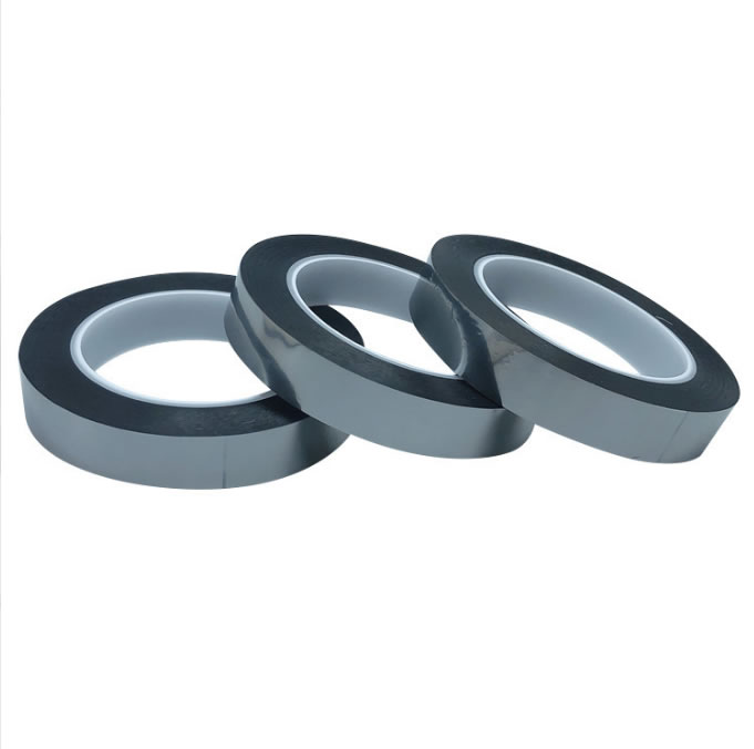 TERAOKA寺冈 6672#25 代替品PET双抗防静电胶带 PET银色防静电胶带 防静电灰色胶带 银灰色PET防静电胶带0.05mm厚