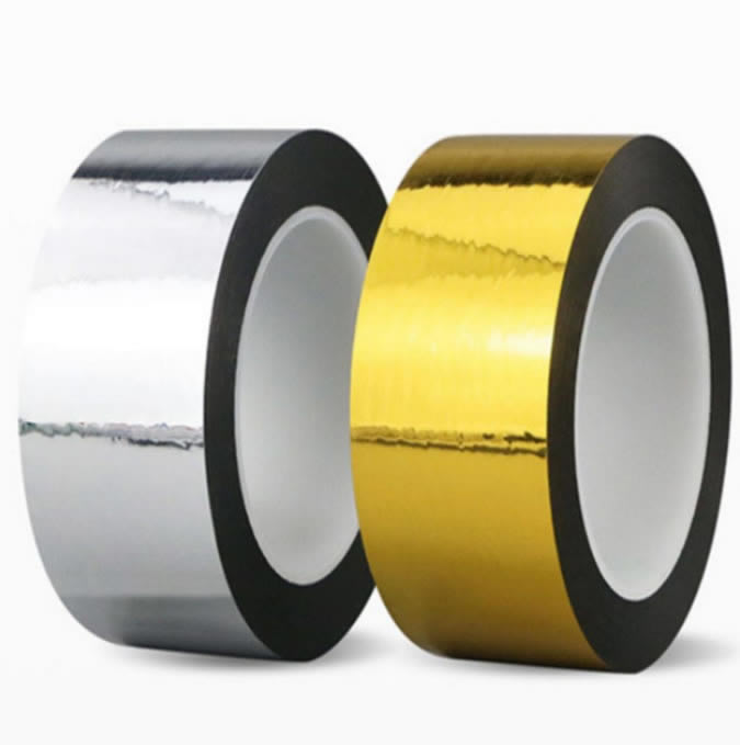 TERAOKA寺冈7644#12代替品银色胶带 银色胶带 镀铝膜胶带 镜面胶带0.06mm厚