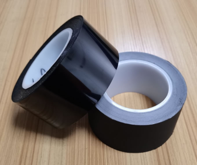 现货供应DIC RTS50-S可出售散料 PET黑色遮光双面胶带精密模切 冲型 背胶