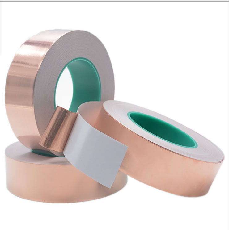 供应日本DIC E40CU 导电屏蔽抗干扰双导铜箔胶带0.04MM