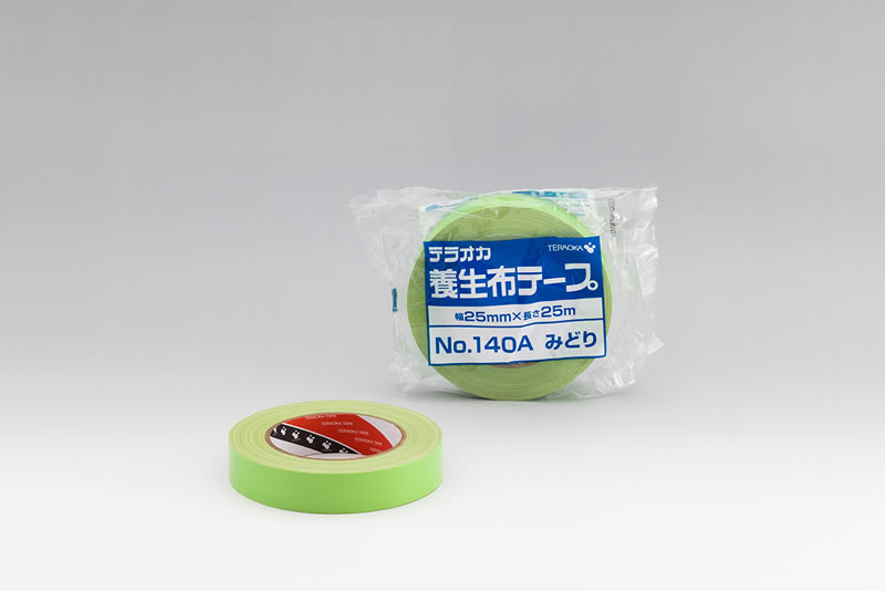 TERAOKA寺岗胶带 寺冈140A 养生胶带 易撕无痕PE编织布基不残胶喷涂遮蔽保护胶带