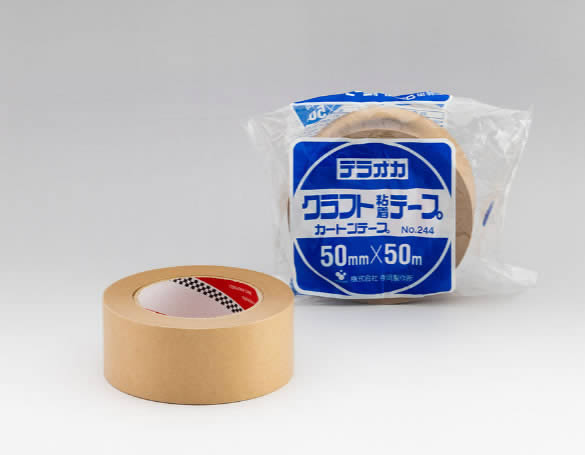TERAOKA寺岗胶带 寺冈244 牛皮纸胶带高粘强力淋膜可书写夹筋降解电商封箱打包免水牛皮胶带0.14mm厚 TERAOKA寺岗胶带 寺冈244 牛皮纸胶带高粘强力淋膜可书写夹筋降解电商封箱打包免水牛皮胶带0.14mm厚