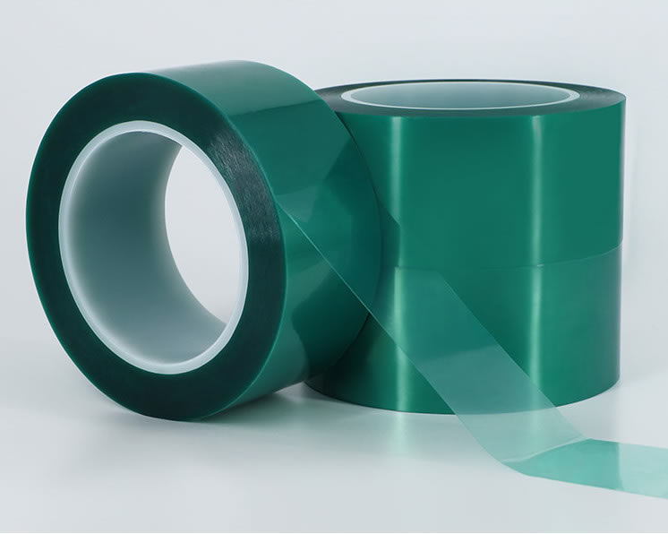 PET绿色高温胶带PCB线路板电镀车烤漆无痕遮蔽胶带绿色喷涂耐高温180度胶布酸碱喷塑防烤保护膜绿色胶带
