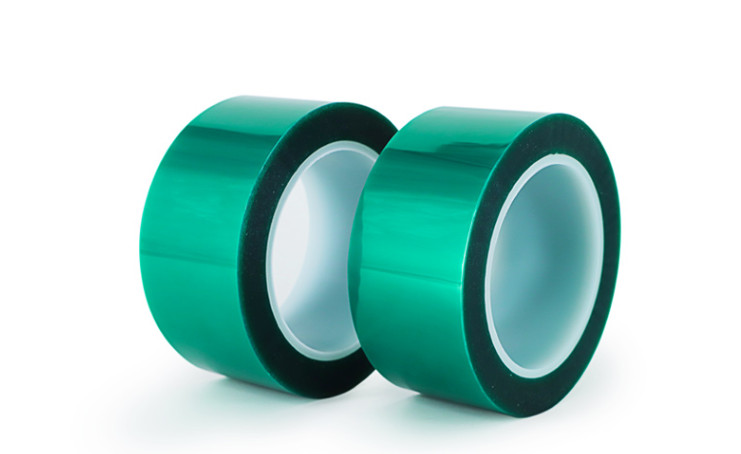 PET绿色高温胶带 耐热胶纸喷漆无痕电镀线路板遮蔽绝缘胶带