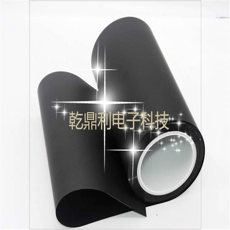 哑黑聚酰亚胺胶带-哑黑金手指胶带-哑黑PI胶带-手机电池专用哑黑耐高温胶带-聚酰亚胺胶带-黑色pi胶带
