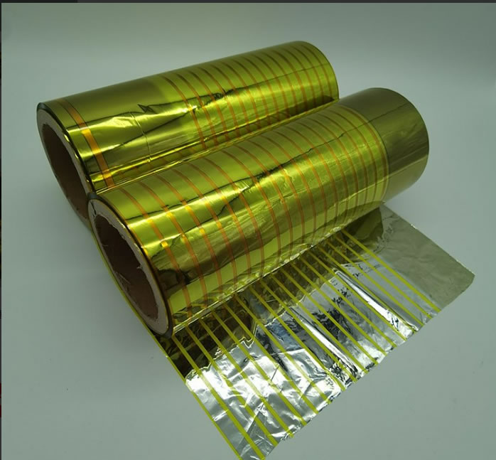 聚酰亚胺镀铝间隔膜 新材 7.5uVMPI电容膜 PI间隔镀铝膜 用于电容器、电子领域等