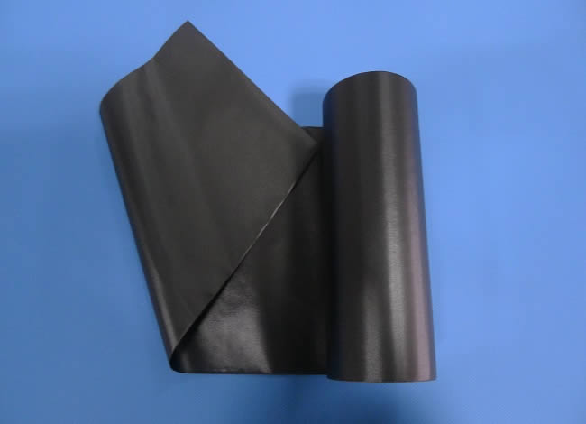 0.055双面哑黑导电布 导电布母卷批发 黑色哑光单面导电布