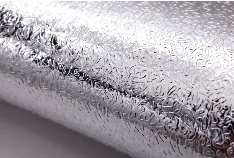 压花铝箔胶带 冰箱铝箔胶带高温密封修补防漏水屏蔽防辐射 自粘锡箔纸胶带