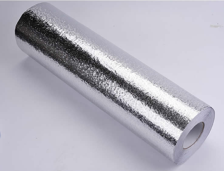 压花铝箔胶带 耐高温铝箔胶带银色加厚防水自粘手撕胶布烟管厨房防漏锡纸厨卫油