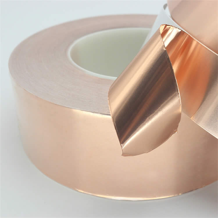 厂家直销单导/双导铜箔胶带 无尘铜泊胶带 防蜗牛/屏蔽铜箔胶带